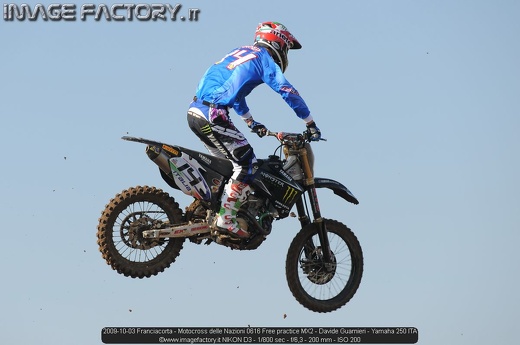 2009-10-03 Franciacorta - Motocross delle Nazioni 0616 Free practice MX2 - Davide Guarnieri - Yamaha 250 ITA